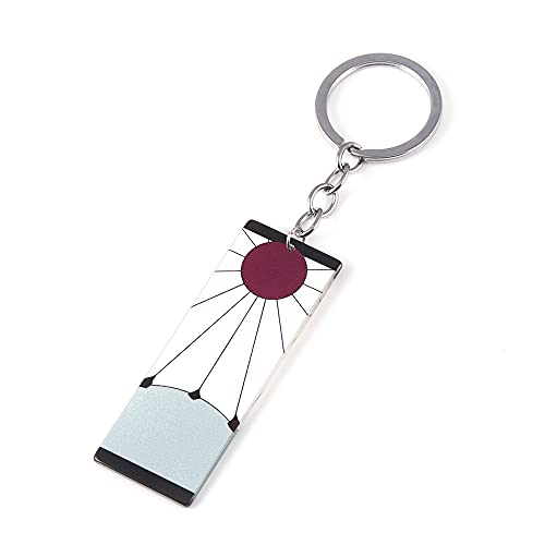 Demon Slayer Tanjiro Earring Inspired Keychain Style 2-2
