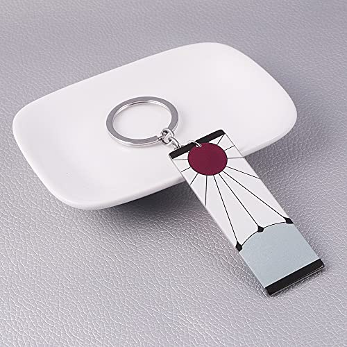 Demon Slayer Tanjiro Earring Inspired Keychain Style 2-1