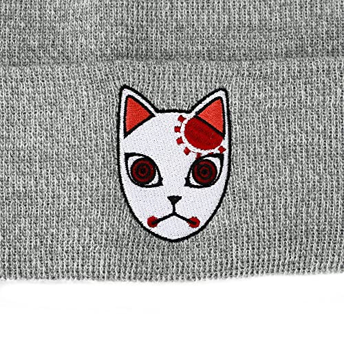 Demon Slayer Tanjiro Fox Mask Winter Beanie-2