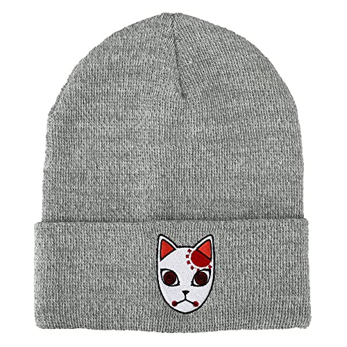 Demon Slayer Tanjiro Fox Mask Winter Beanie-0