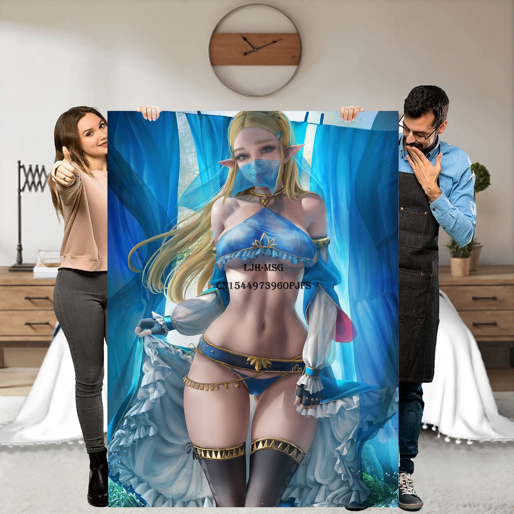 Elf Character Ecchi Blanket-2