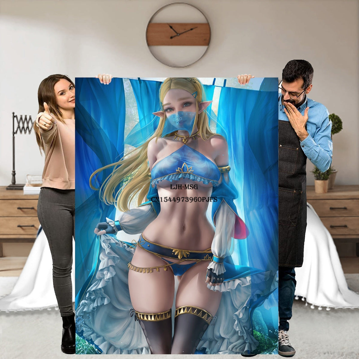 Elf Character Ecchi Blanket-2
