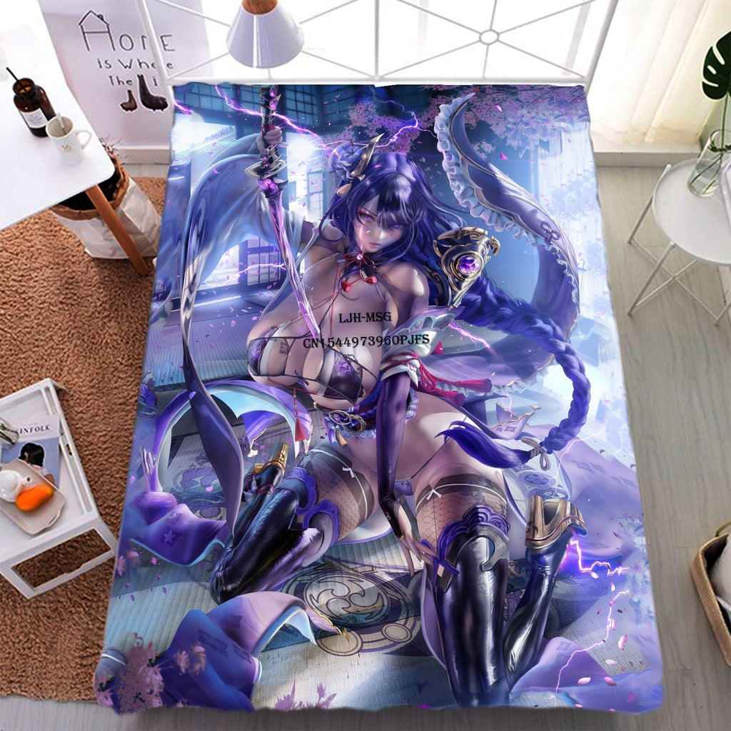 Genshin Impact 3D Ecchi Style Blanket-0