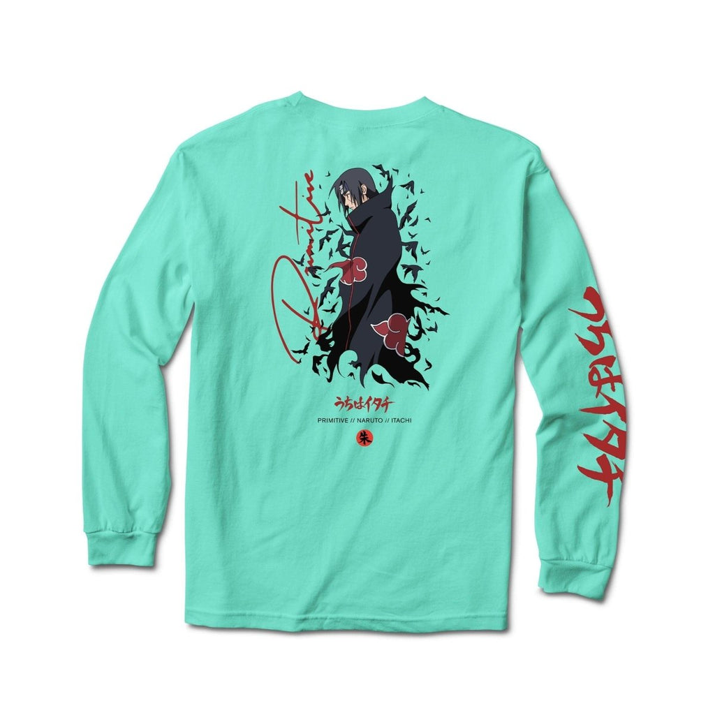 Naruto Shippuden Itachi Graphic Design Long Sleeves Shirt-0
