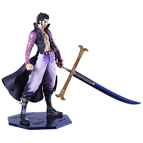 One Piece Official Mihawk Attack Pose Figure-0