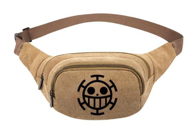 One PIece Trafalgar Law Canvas Fanny Pack-0