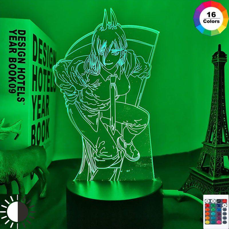 Power 3D Led Chainsaw Man-2