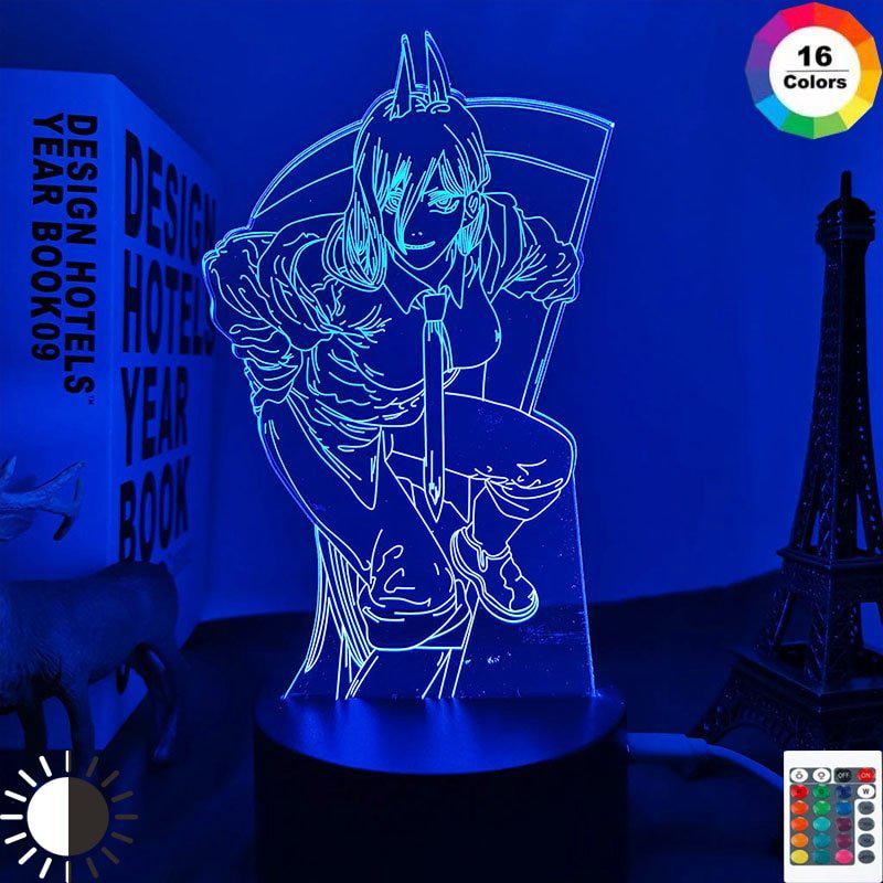 Power 3D Led Chainsaw Man-0