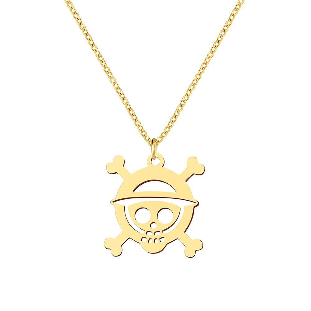 Stainless Steel One Piece Necklace-0