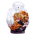 Zenitsu Sleeping Attack 3D Hoodie-0