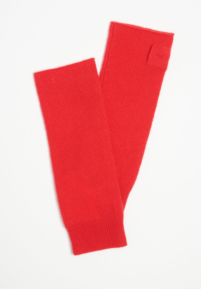 Mitaines unisex en cachemire rouge - UNI 3