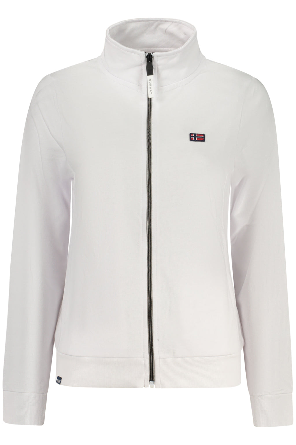 NORWAY 1963 WOMEN'S WHITE ZIP-UP SWEATSHIRT