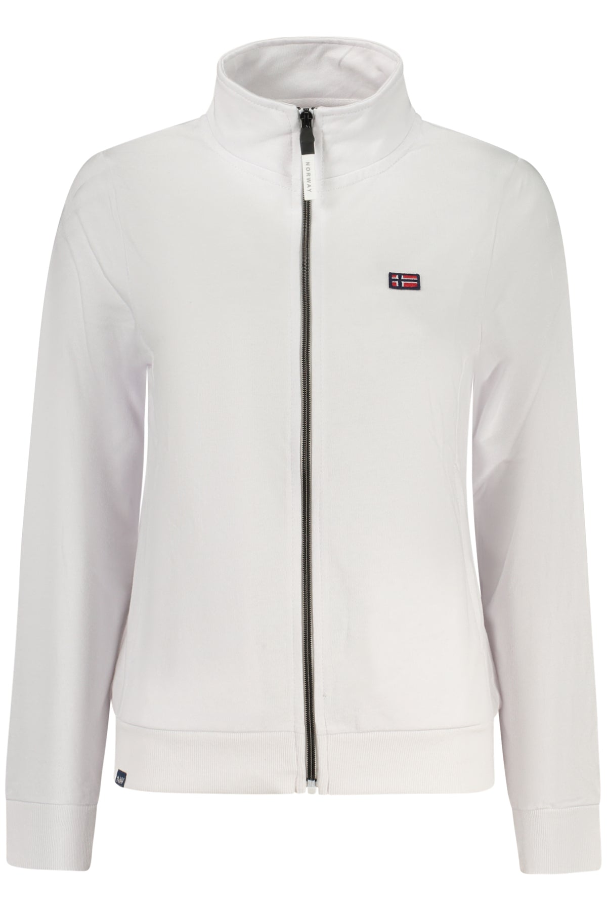 NORWAY 1963 WOMEN'S WHITE ZIP-UP SWEATSHIRT