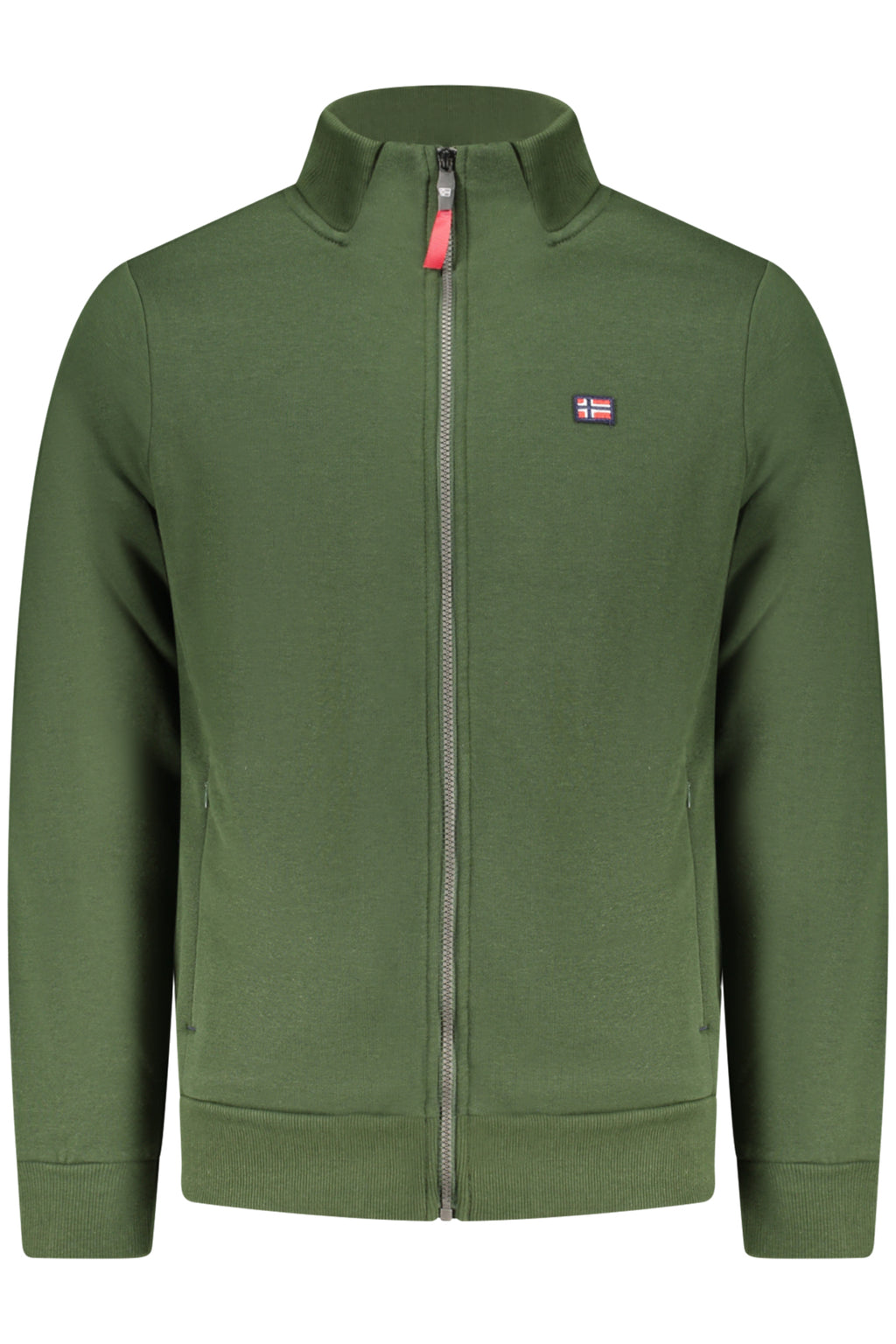 NORWAY 1963 MEN'S GREEN ZIP-UP SWEATSHIRT