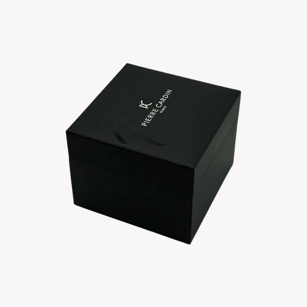 Montre femme Pierre Cardin cuir gris, cadran argenté – CCM.0506