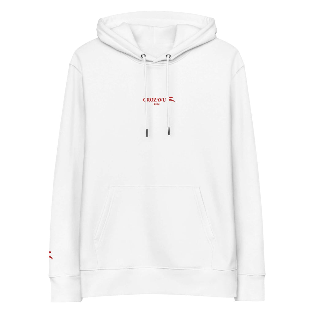 Pure Cotton Hoodie — Metal Eyelets