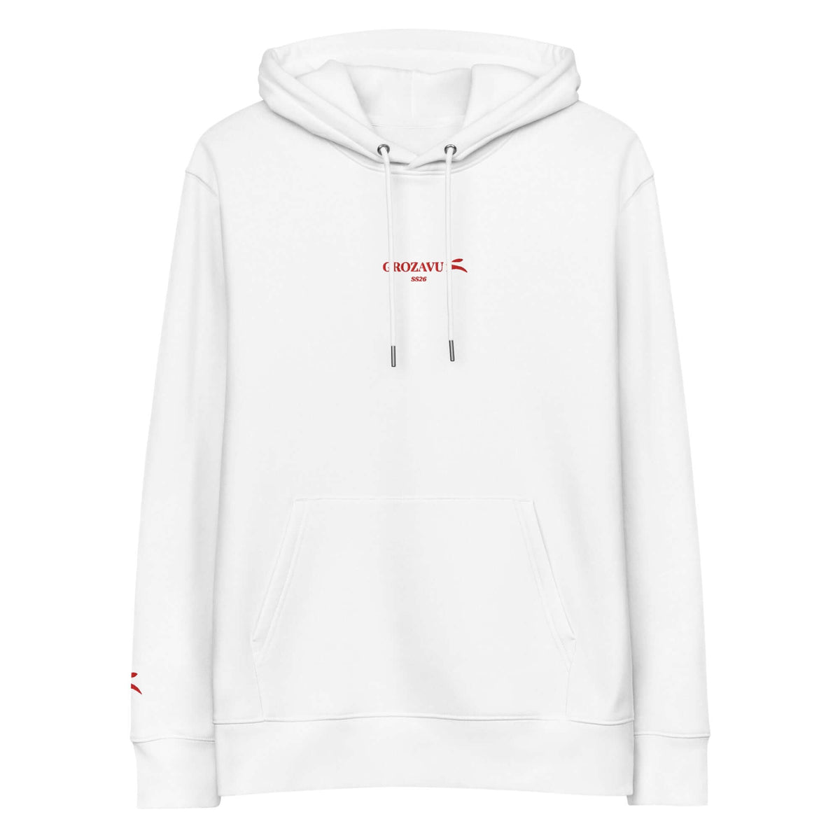 Pure Cotton Hoodie — Metal Eyelets
