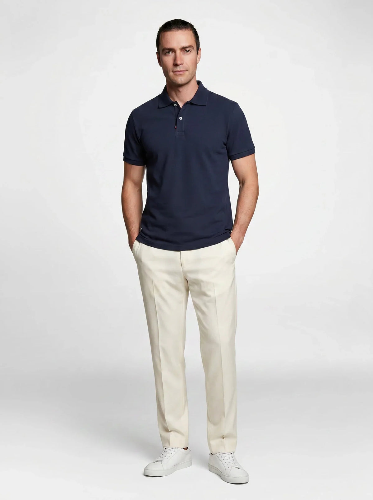 Pantalon coupe droite en coton épais – Made in France