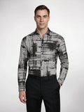 Chemise en lin Geometric Harmony – Made in France