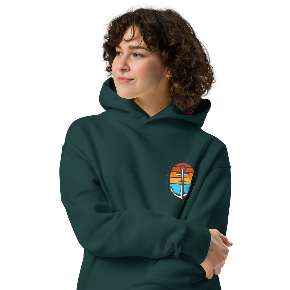 Sweat à capuche DORSAL Anchors Away