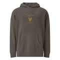 Sweat à capuche unisexe Self Love – teint pigmentaire, broderie or