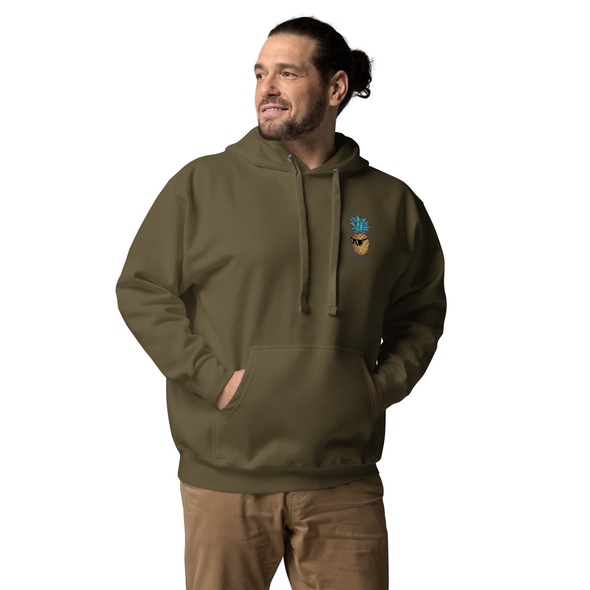 Sweat à capuche DORSAL Ananas