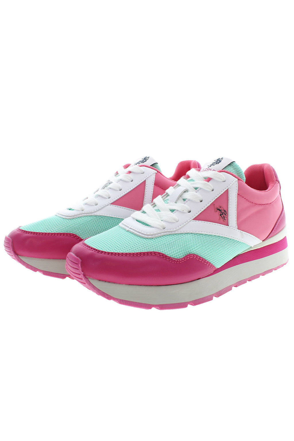 Baskets femme U.S. Polo Assn. roses