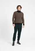 Pull col rond homme en cachemire 4 fils noir - ZACH 3